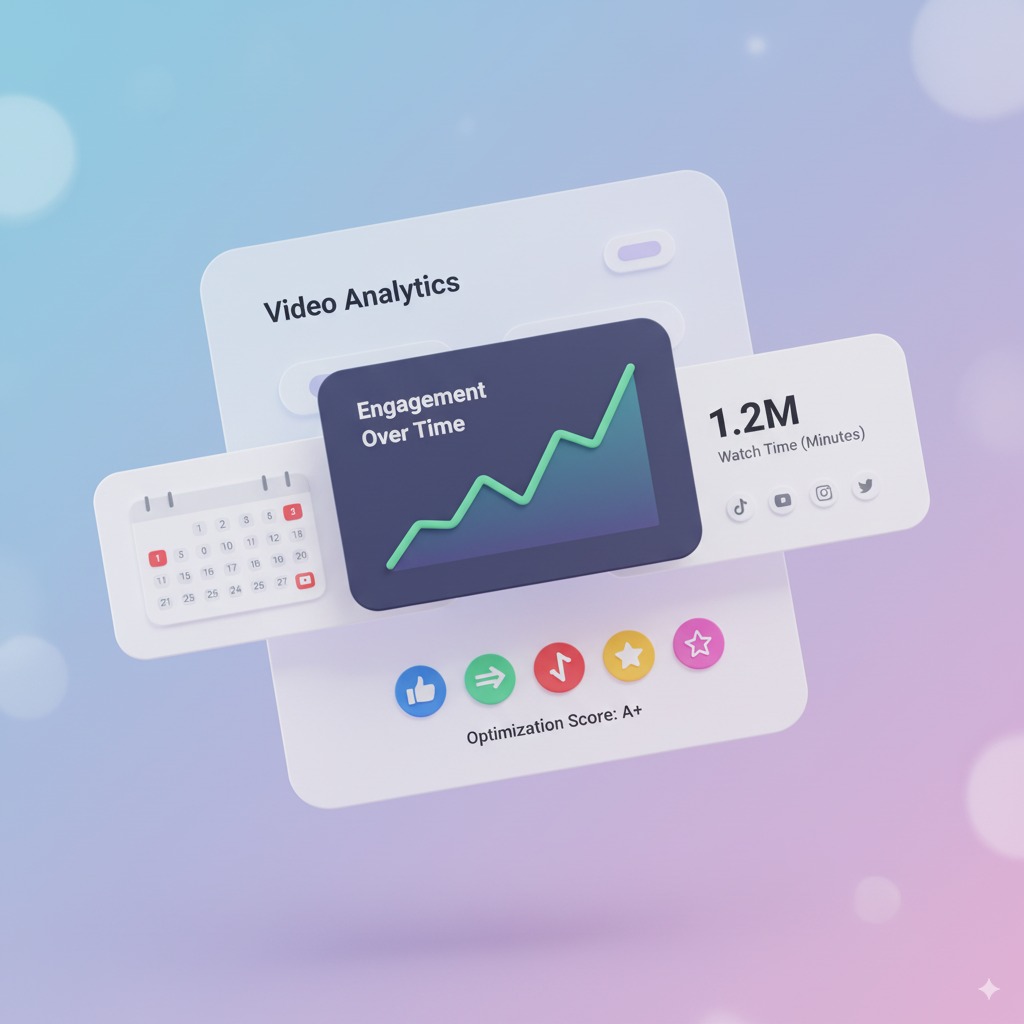 Strategic video content and platform optimization service
